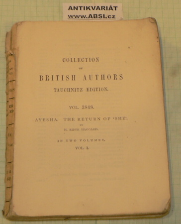 COLLECTION OF BRITISH AUTORS vol. 3848